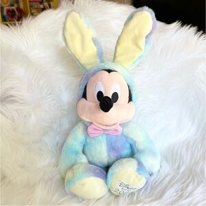Mickey Mouse In Tie Dye Bunny Costume - Disney Store Plush